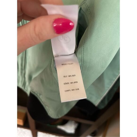 Opening Ceremony Cash Reversible Embroidered Silk Bomber Jacket Green / Gray XS - Picture 6 of 16